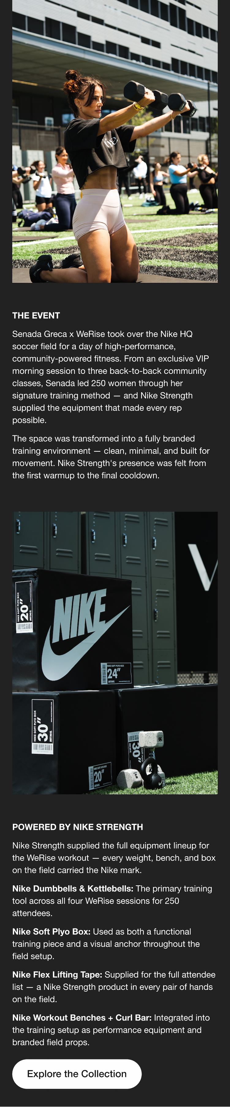 Senada Greca x Nike Strength